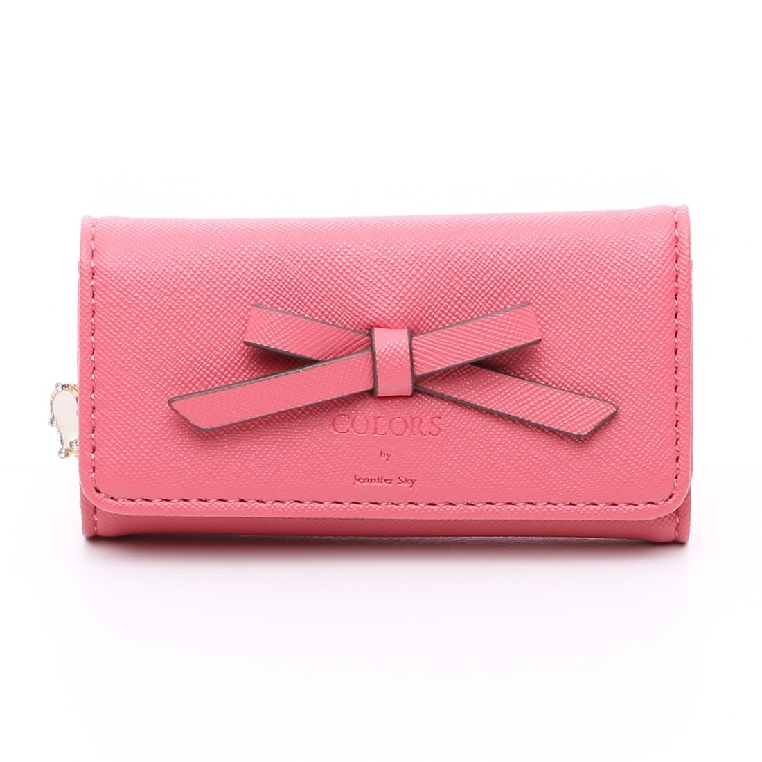 フクシャピンク カラーズ By Thavasa キーケース チャーム サマンサ ジェニファー フクシャピンク 4連キーホルダー Jennifer セット品 サマンサタバサ Sky バイ キーケース スカイ Samantha Colors リボン レディース B01ncuqzjm キーケース 高評価の贈り物 Www