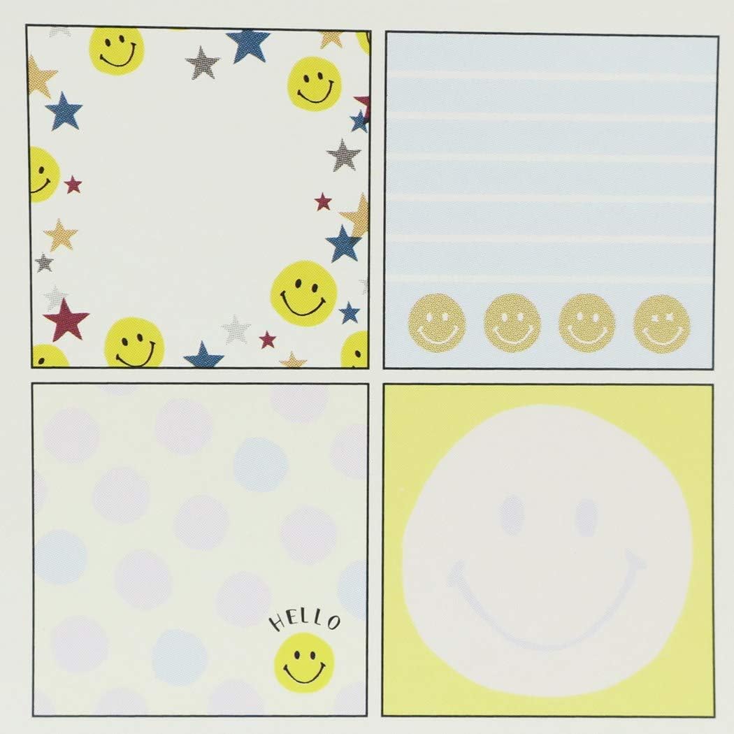 Amazon Co Jp スマイリー メモ帳 ブロックメモ Sparkring Stars Smiley Face おもちゃ
