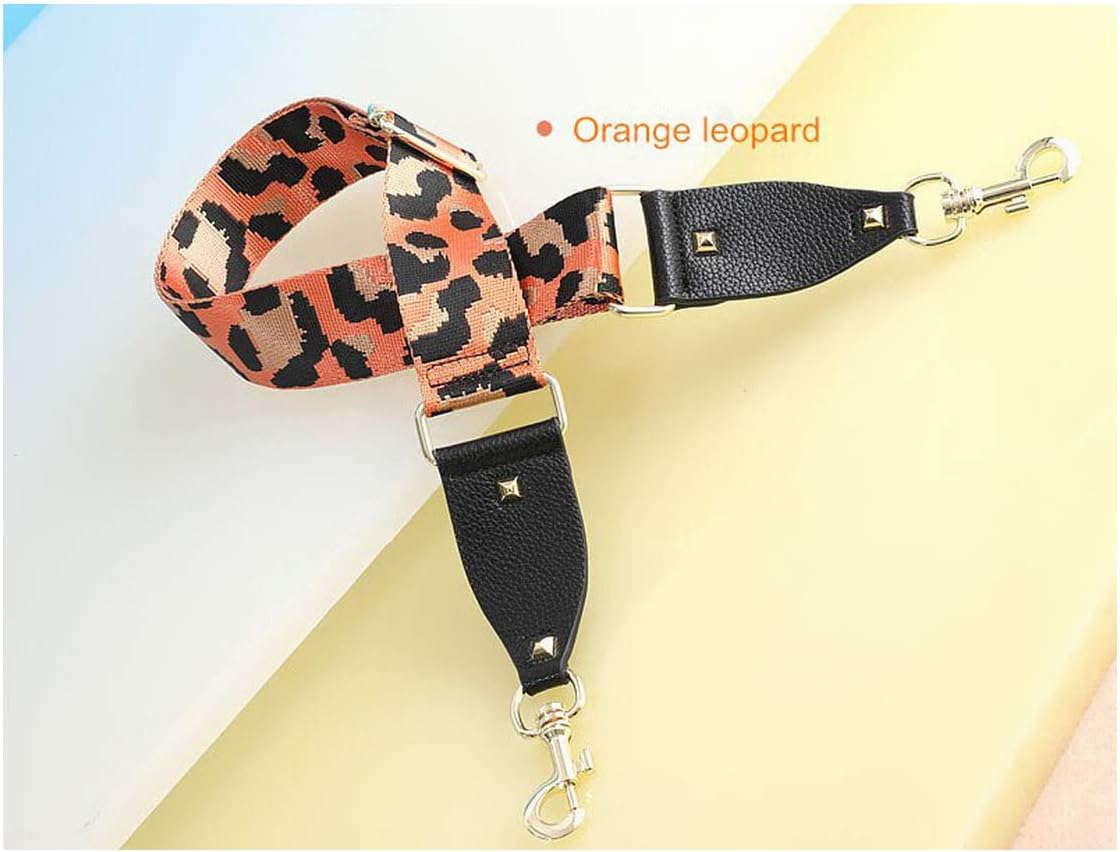 leopard print luggage strap