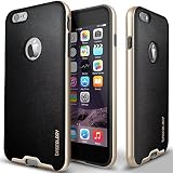 iPhone 6 Case, Caseology [Envoy Series] Premium Leather Bumper Cover [Black] [Leather Bound] for Apple iPhone 6 (2014) & iPhone 6S (2015) - Black