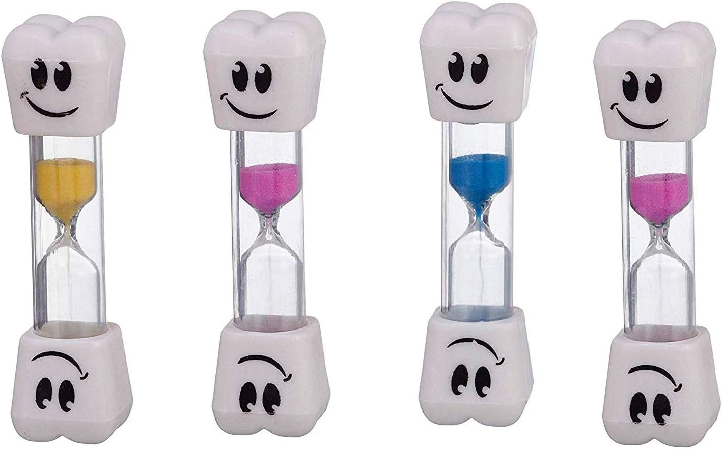 4 Toothbrush Sand Timer for Kids 2 Minute Sand Timer