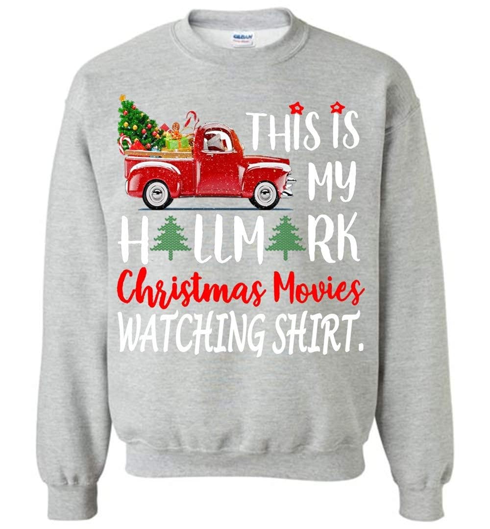 This Is My Hallmark Movies Christmas Watching Shirt Sweatshirt Kinihax