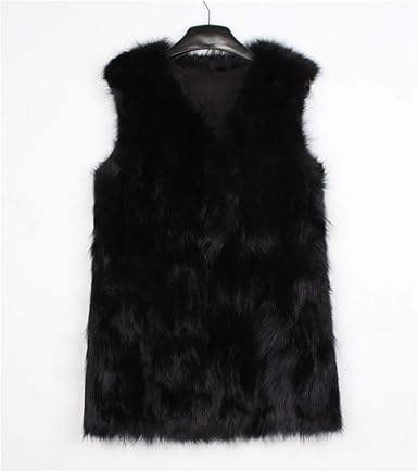 sleeveless fur jacket