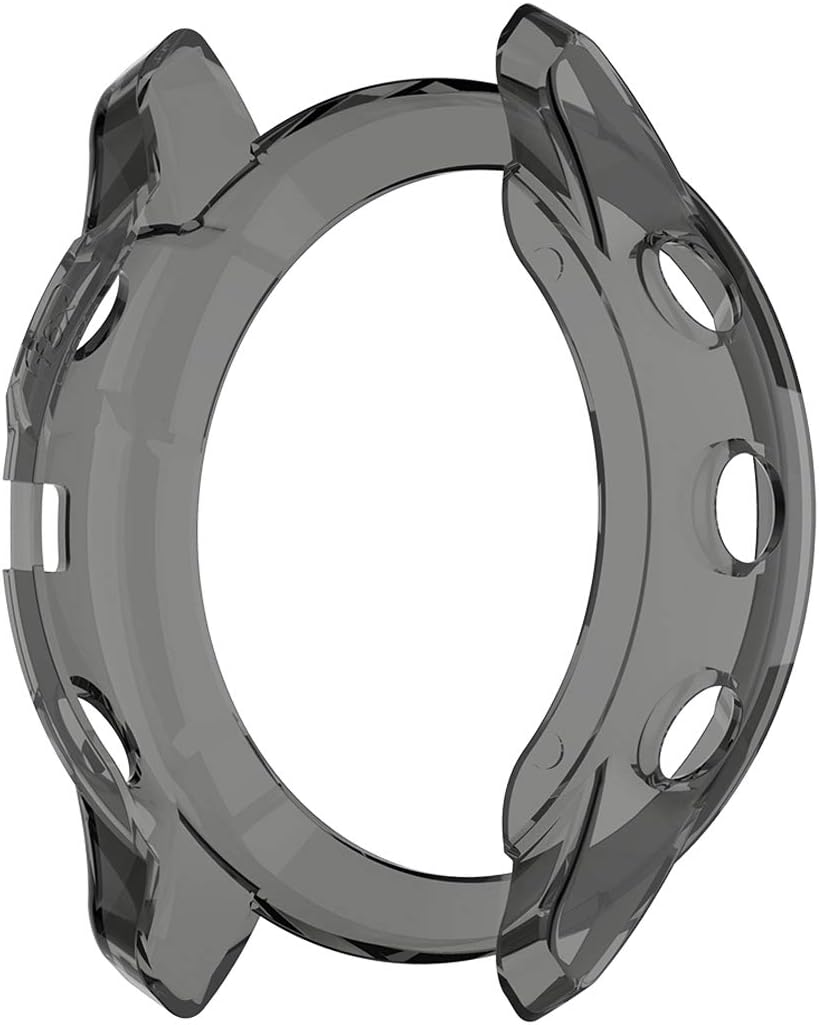 Disscool TPU Case Cover for Garmin Fenix 6X, Soft Anti Drop TPU Protective Case Cover Skin for Garmin Fenix 6X(TPU Black) - Image 5