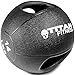Titan Fitness 14 lb Dual Grip Medicine Ball Rubber Muscle Driver Sport Double