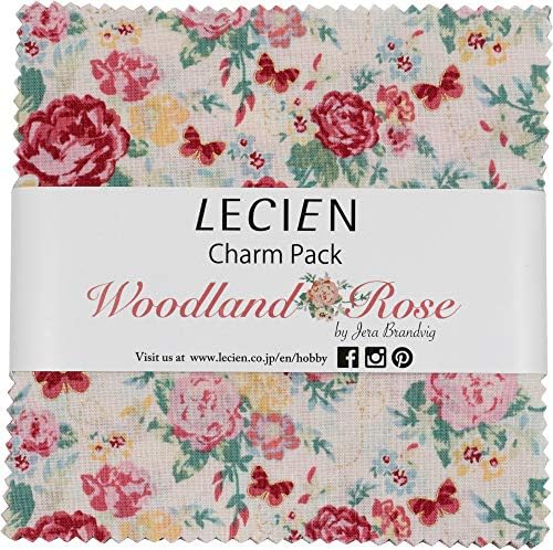 Jera Brandvig Woodland Rose Charm Pack 42 5-inch Squares Lecien