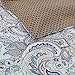 Moonleaf Paisley 3 pc Cotton Printed Bedding Set, 1 Duvet Cover & 2 Pillow Shams with Classic Paisley Pattern. (Queen) …
