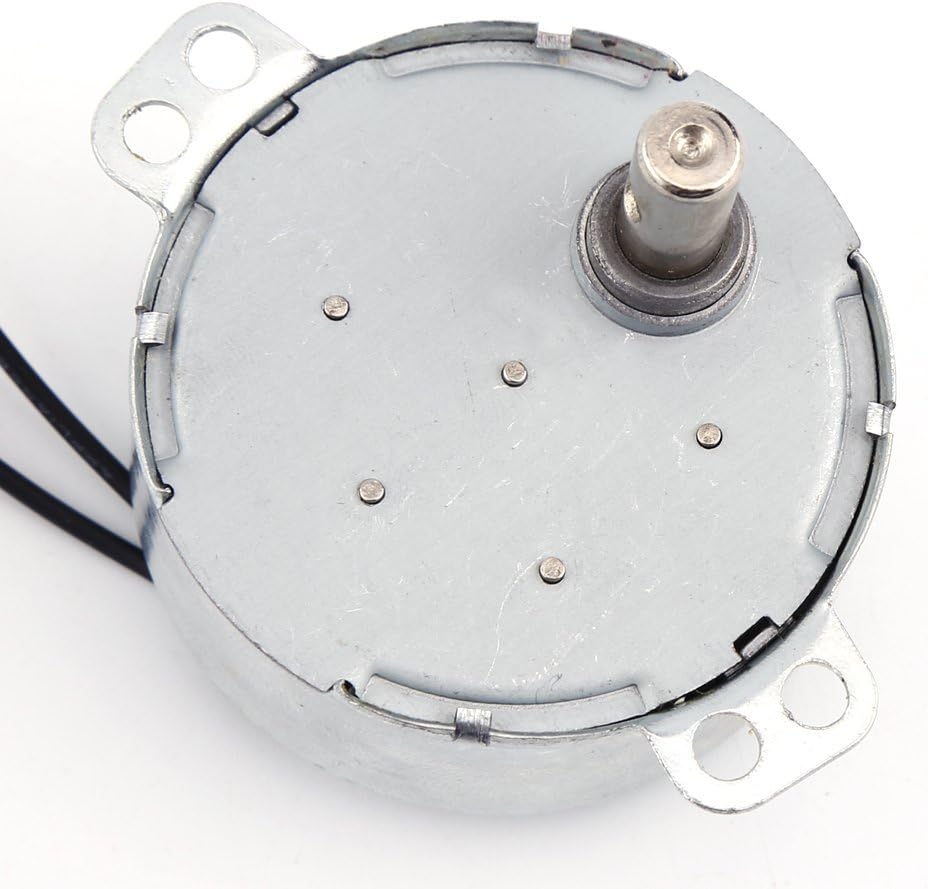 TOPINCN Electric Synchronous Motor Geared Motor Synchron Motor Turntable Motor Round 4W Cw/Ccw Ac 220-240V(5-6Rpm) - Image 5