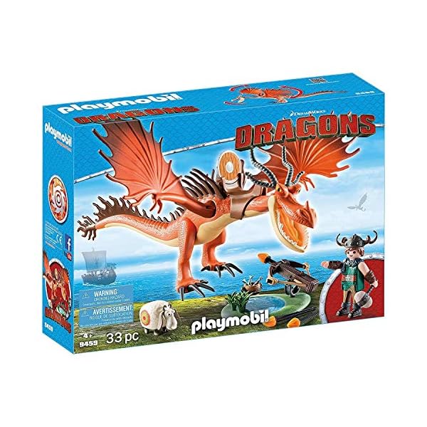 PLAYMOBIL 9459 Spielzeug - Rotzbakke und Hakenzahn Unisex-Kinder & 9247 - Astrid und Sturmpfeil – Bild 3