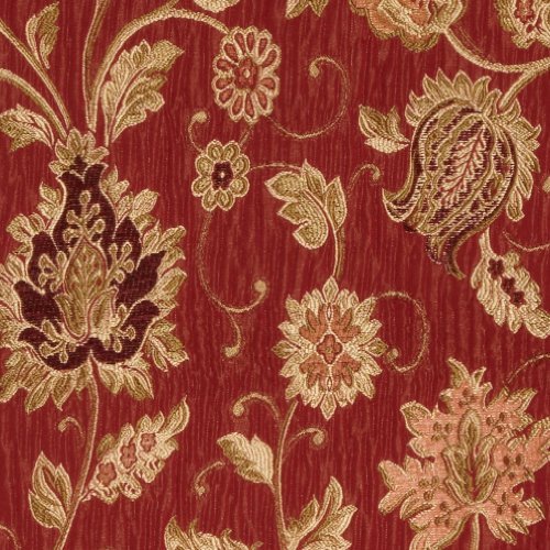 Stylemaster Melbourne Valance, 50" X 17", Burgundy