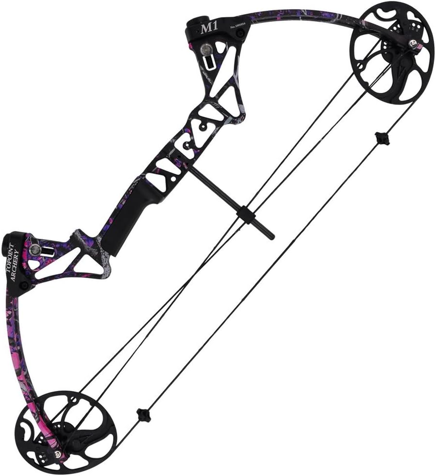 Compound Bow Only,M1,19”-30” Draw Length,19-70Lbs Draw Weight,320fps IBO Via Express Service Delivered Within 7Days