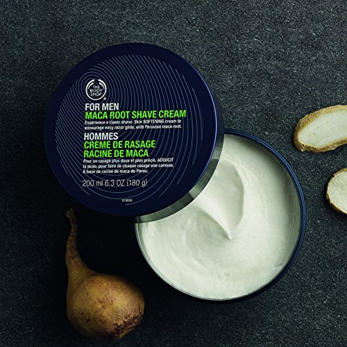 The Body Shop For Men Maca Root Shave Cream Regular, 6.3 Fluid Ounces