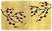 Envelor Coco Coir Doormat, Handwoven Welcome Mat - 18 x 30 x 0.5 Inches - Non-Slip, Cherry Blossom