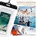 Waterproof Cases, iSPECLE 2 Pack Clear Waterproof Cell Phone Cases Dry Bag Pouch for Apple iPhone 8 7 6 Plus 6S SE iPhone X Samsung Galaxy S8, Up to 6 inch Snorkeling Swimming Cruise Beach White Black