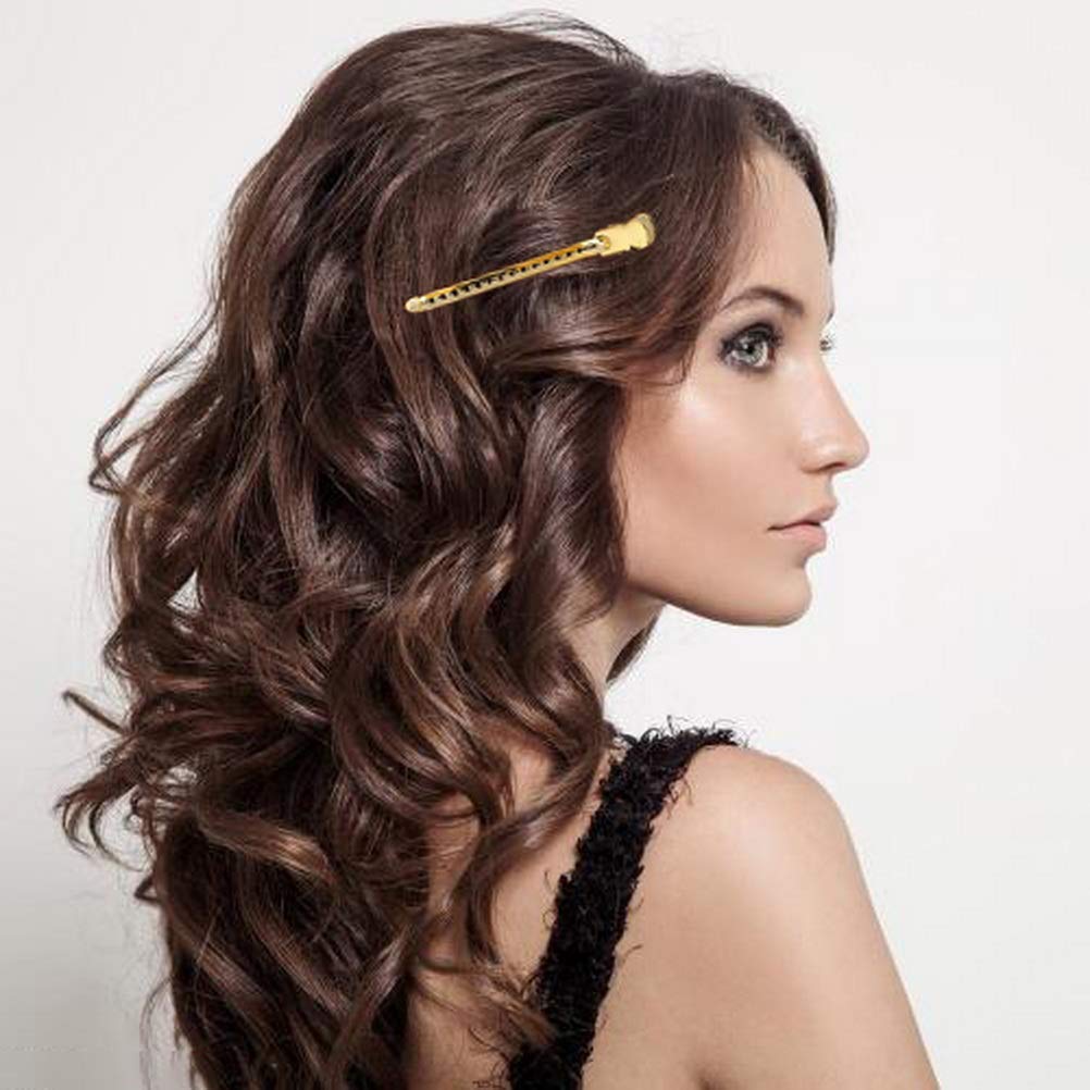 metal hair styling clips