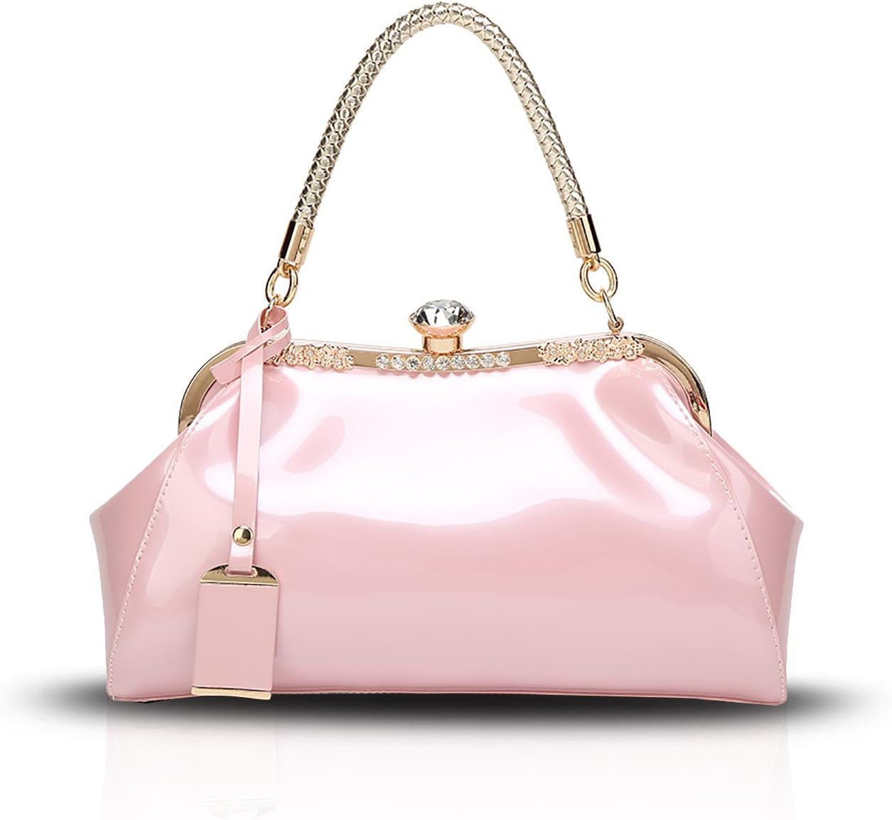 New Women's Handbags Fashion Designer Patent Leather Casual Cross-Body Top-Handle Shoulder