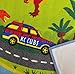 KC Cubs 3x5 Dinosaur Toy Car Dino Road Rug – Educational Play Mat Carpet for Kids, Toddlers, Nursery, Classroom, Playroom, Baby Daycare, Boys & Girls