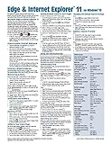 Microsoft Edge and Internet Explorer 11 for Windows 10 Quick Reference Guide (Cheat Sheet of Instruc by 