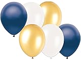 Los Angeles Rams Team Colors Solid 11" Latex Balloon Pack Blue, Gold, White