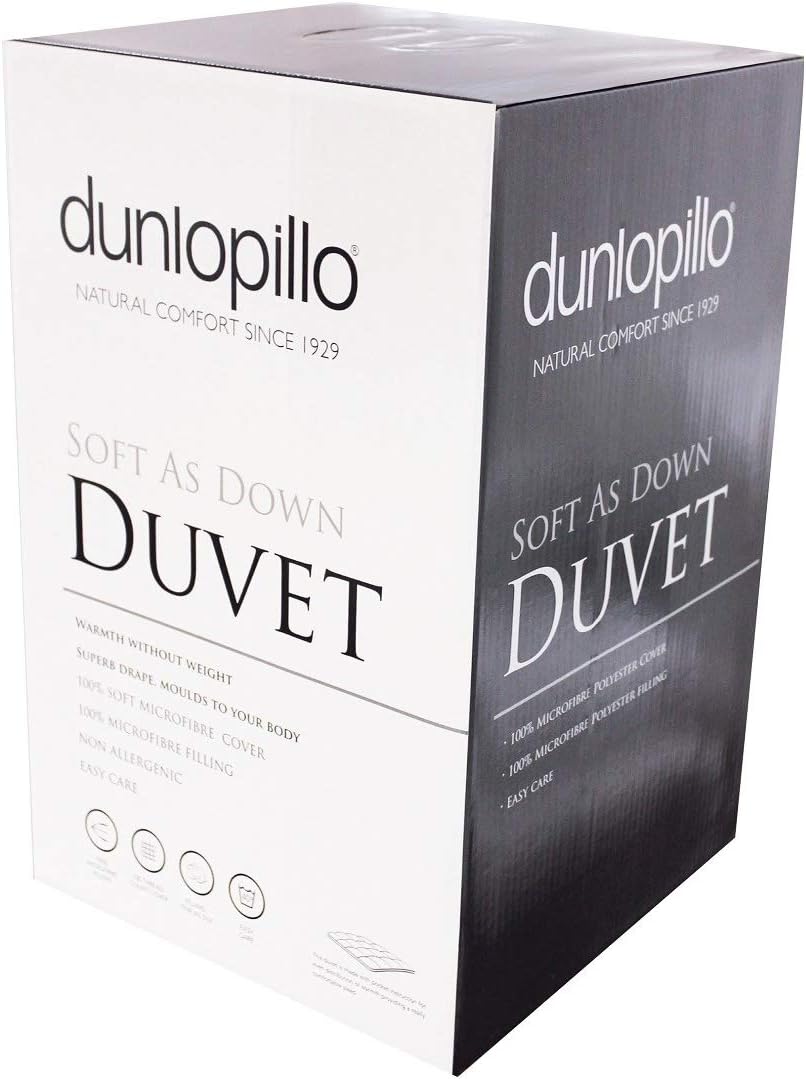 Dunlopillo Soft As Down 10.5 Tog Duvet Single