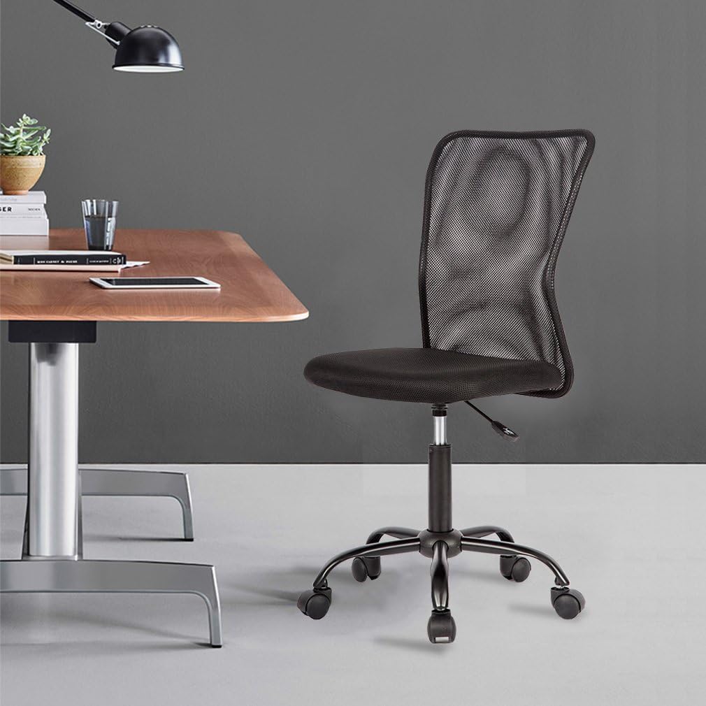 Ergonomic Office Chair Desk Chair Mesh Computer Chair Back Support Modern Executive Mid Back Rolling Swivel Chair for Women, Men: Kitchen & Dining