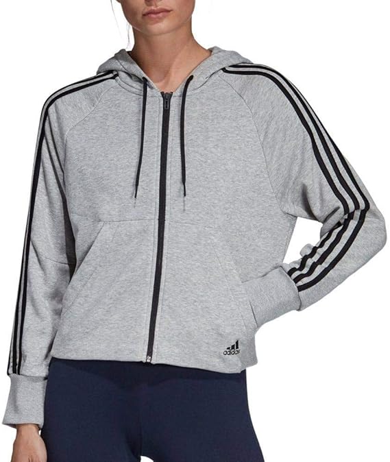 Amazon アディダス Adidas レディース トップス パーカー Adidas Must Haves 3 Stripes Hoodie 並行輸入品 フィットネス トレーニング スウェット パーカー 通販