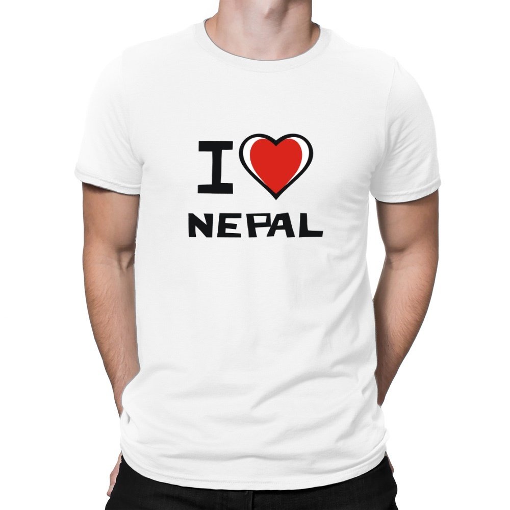 Clothing Teeburon Nepal Amazon.com: T-Shirt: I Love