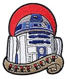 Star Wars R2-D2 Beep Boop Tattoo Art Embroidered Patch