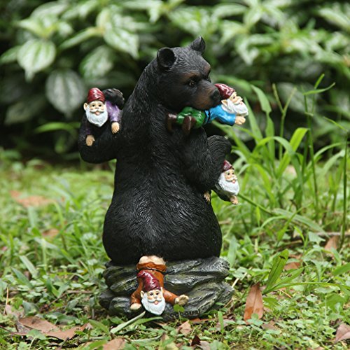 CCOQUS-Garden-Gnome-Massacre-10-Bear-Eating-Gnomes-Outdoor-Statues-Funny-Garden-Decor-Lawn-Patio-Art-Sculpture