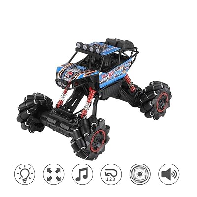 MUzoo Boys and Girls Childrens Remote Control Car Charging Four-Wheel Drive Off-Road Super-Drift Professional High-Speed Climbing Car Toys Can Be Left