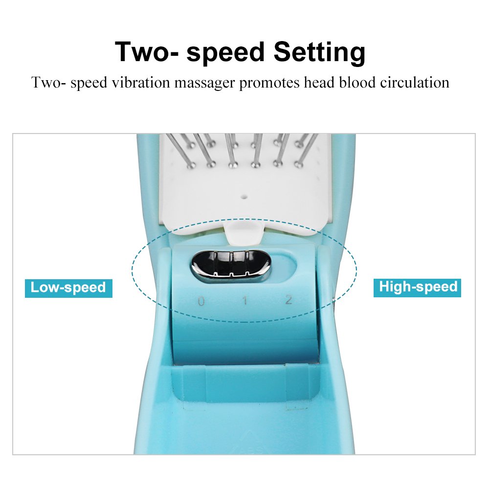 TOUCHBeauty Detangling Hair Brush Foldable Magic Hair Styling Comb for Women Vibration Scalp Massagers Hair Detangler Brush Anti-static built-in Mirror, Perfect Hair Scalp Treatments AS-1178