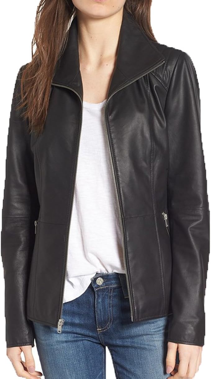 Andrew Marc Fabian Leather Jacket at Amazon Men’s Clothing store