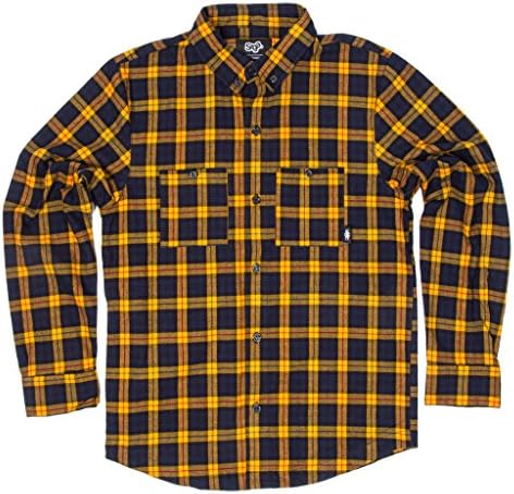 Life Button-Up Gold/Navy M
