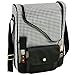 Picnic at Ascot - Wine Carrier Deluxe with Glass Wine Glasses and Accessories for Two, Houndstooth