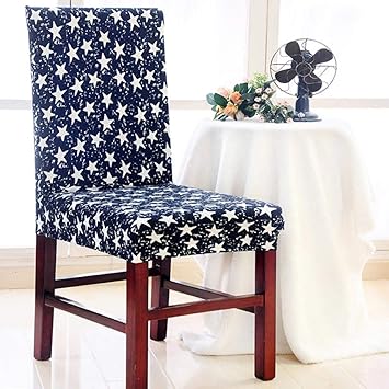 iShine Stuhlhussen 2er set Stuhlbezug Abnehmbare Stuhlbezug mit Stretch