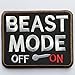 SpaceAuto Beast Mode On Military Tactical Morale Badge Patch 3.5