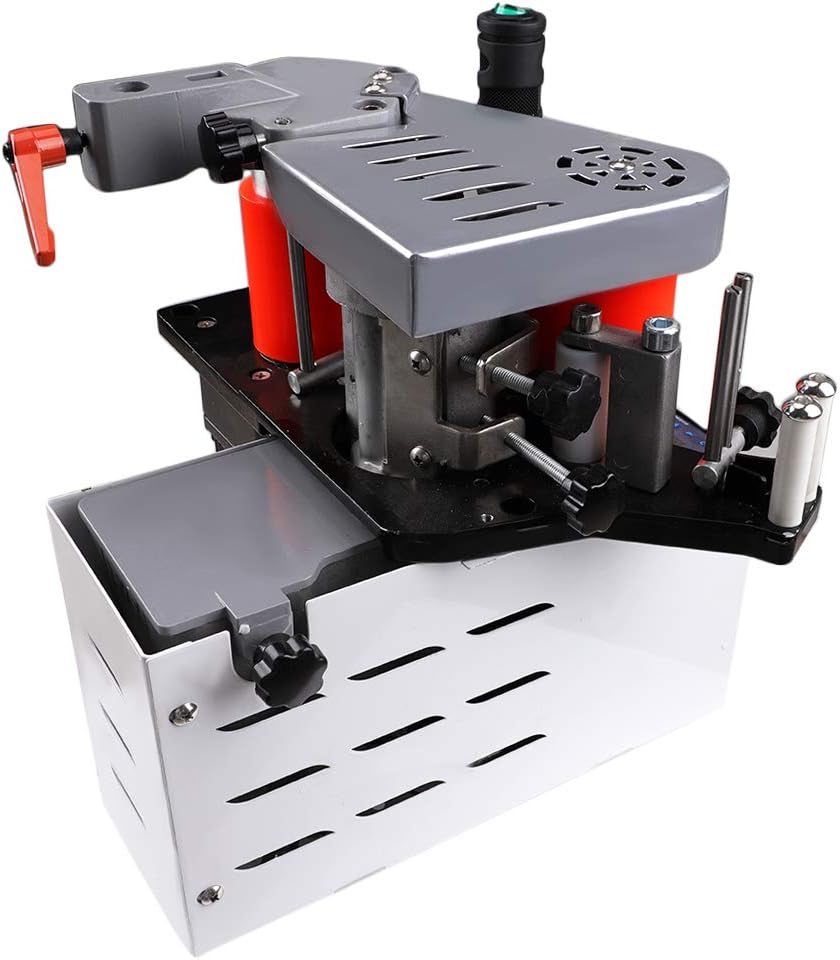 Portable Woodworking Edge Banding Machine Double Sided Glue Adjustable Speed and Temperature Gluing Machine Hand Tools