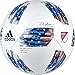 adidas 2018 MLS Top Glider Soccer Ball, White/Blue, Size 5