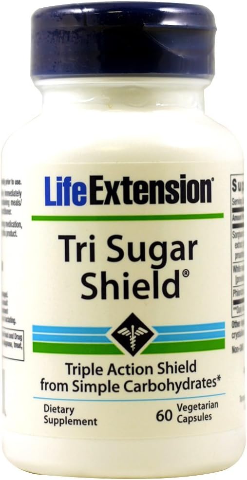 Tri Sugar Shield, 60 Vcaps (Pack of 2): Health & Personal Care