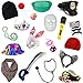 Tigerdoe Photo Booth Props - 18 Pc Set - Photo Booth Set - Photo Booth for Party
