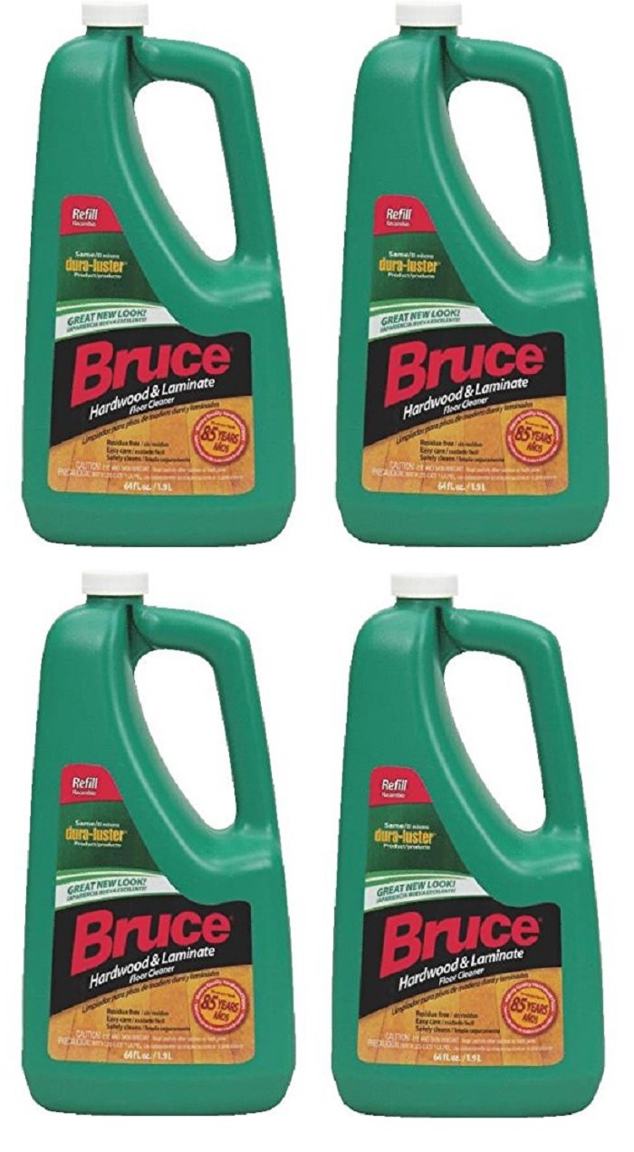 Bruce 64 Oz Nowax Hardwood And Laminate Floor Cleaner Refill Pack Of 4