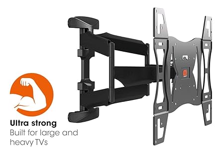 Vogel's BASE 45 L TV-Wandhalterung für 102-165 cm (40-65 Zoll) Fernseher, 180° schwenkbar und neigbar, max. 45 kg, Vesa max. 