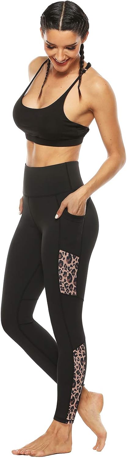 Persit Printed Yoga Pants with Pockets 