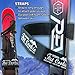 Ski Straps - Durable Hook and Loop Ski Strap Pair - EVA Protector Pads Between Skis. Fits for Narrow and Wide Fat Powder Skis.
