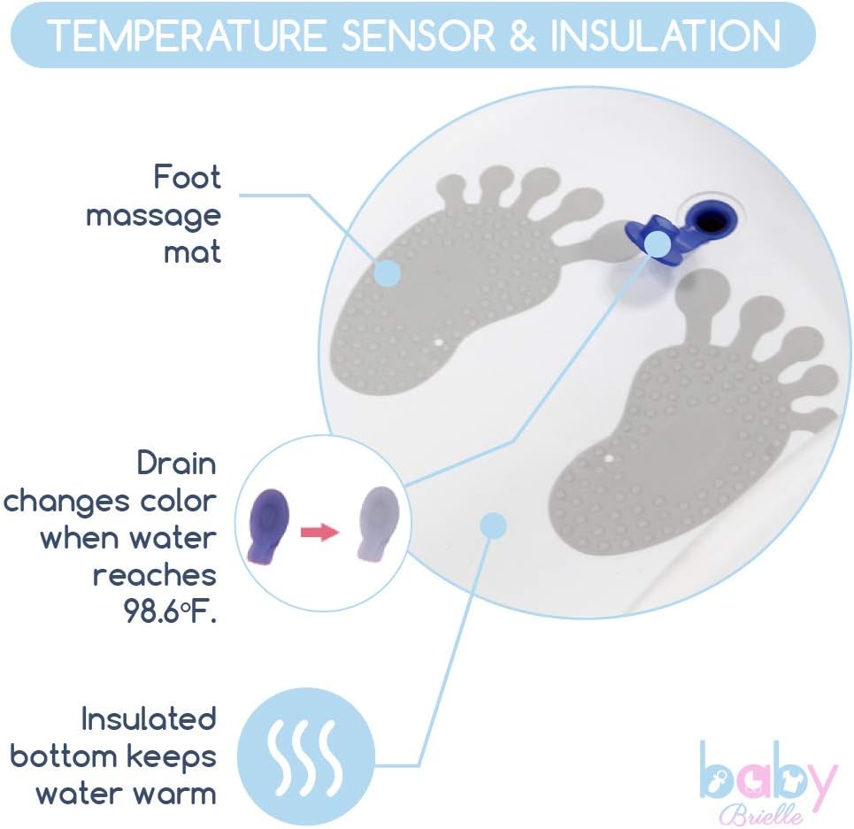 baby brielle bath tub