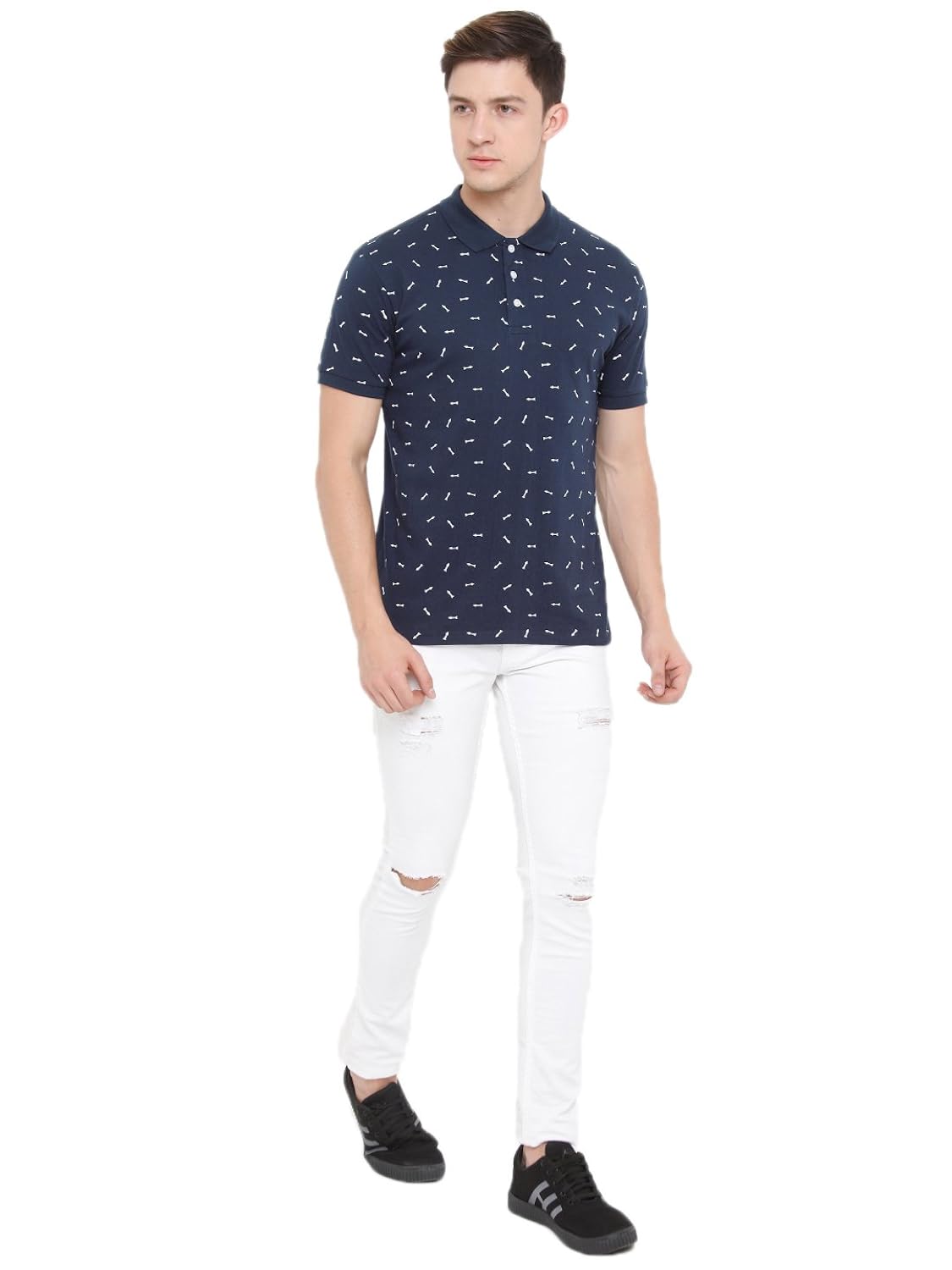 genius18 men's cotton t-shirt