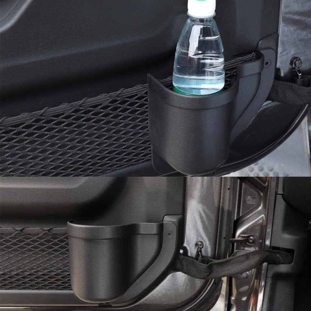 niyin204 Car Storage Box 2pcs Front Door Storage Box Side Pockets Organizer for 2018-2020 JL & 2020 for Jeep Gladiator JT Interior Accessories Sweet