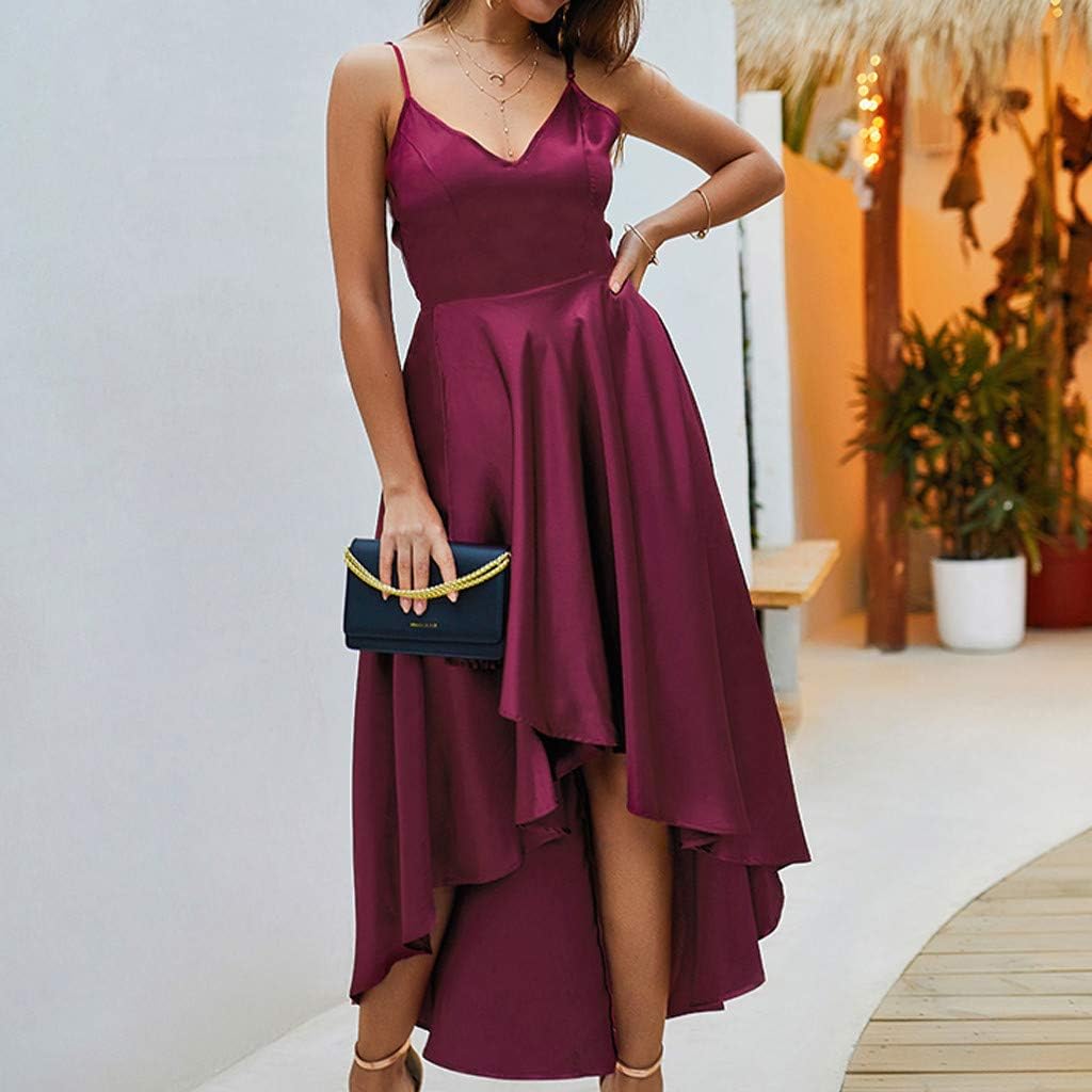 Women Womens V Neck Spaghetti Strap 