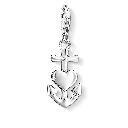 Thomas Sabo 0083-001-12 Glaube, Liebe, Hoffnung Charm Anhänger Silber