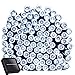 Addlon Solar Powered LED String Light, Ambiance Lighting, 40ft 12m 100 LED Solar Fairy String Lights for Outdoor, Gardens, Homes, Christmas Party (Cool white)
